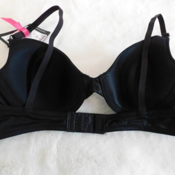 Maidenform One Fab Fit Underwire Tailored Demi T-Shirt Bra #07959 Black - Picture 5 of 8